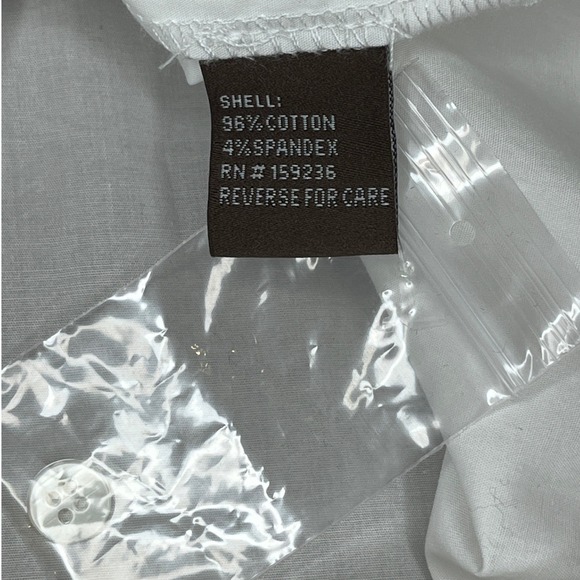 J McLaughlin White Button Down Shirt Tunic Oversized Long Sleeve Women XS Trad - Picture 4 of 9